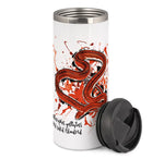 Thermobecher mit Kornnatter Pied Sided Bloodred (Pantherophis guttatus) von Tassenkasper