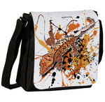 Schultertasche mit Correlophus ciliatus / Kronengecko Motiv von Tassenkasper