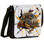 Schultertasche mit Astrochelys radiata / Strahlenschildkröte Motiv von Tassenkasper