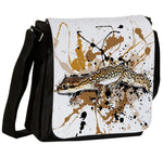 Schultertasche mit Diplodactylus granariensis / westlicher Steingecko Motiv von Tassenkasper