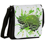 Schultertasche mit Chameleo chameleon restricta / Europäisches Chamäleon Motiv von Tassenkasper