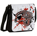 Schultertasche mit Lampropeltis pyromelana / Berg - Königsnatter Motiv von Tassenkasper