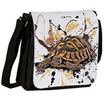 Schultertasche mit Testudo hermanni / Griechische Landschildkröte Motiv von Tassenkasper