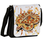Schultertasche mit Heterodon nasicus (Pastel Conda) / Hakennasennatter Motiv von Tassenkasper