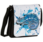 Schultertasche mit Furcifer pardalis / Pantherchamäleon Motiv von Tassenkasper