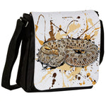 Schultertasche mit Heterodon nasicus (Frosted) / Hakennasennatter Motiv von Tassenkasper