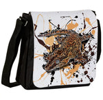 Schultertasche mit Rhacodactylus auriculatus / Höckerkopfgecko Motiv von Tassenkasper