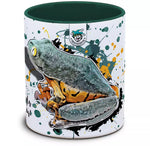 Keramiktasse mit Cruziohyla sylviae / Sylvias Laubfrosch Motiv von Tassenkasper