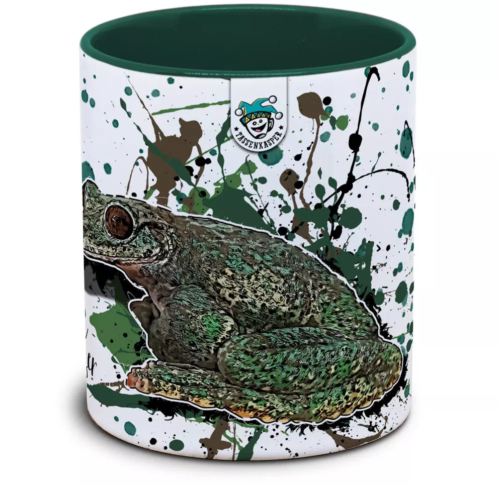 Keramiktasse mit Ecnomiohyla valancifer / Mexikanischer Laubfrosch Motiv von Tassenkasper