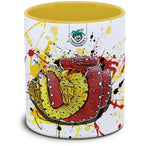 Tasse mit Morelia viridis Grüne Baumpython