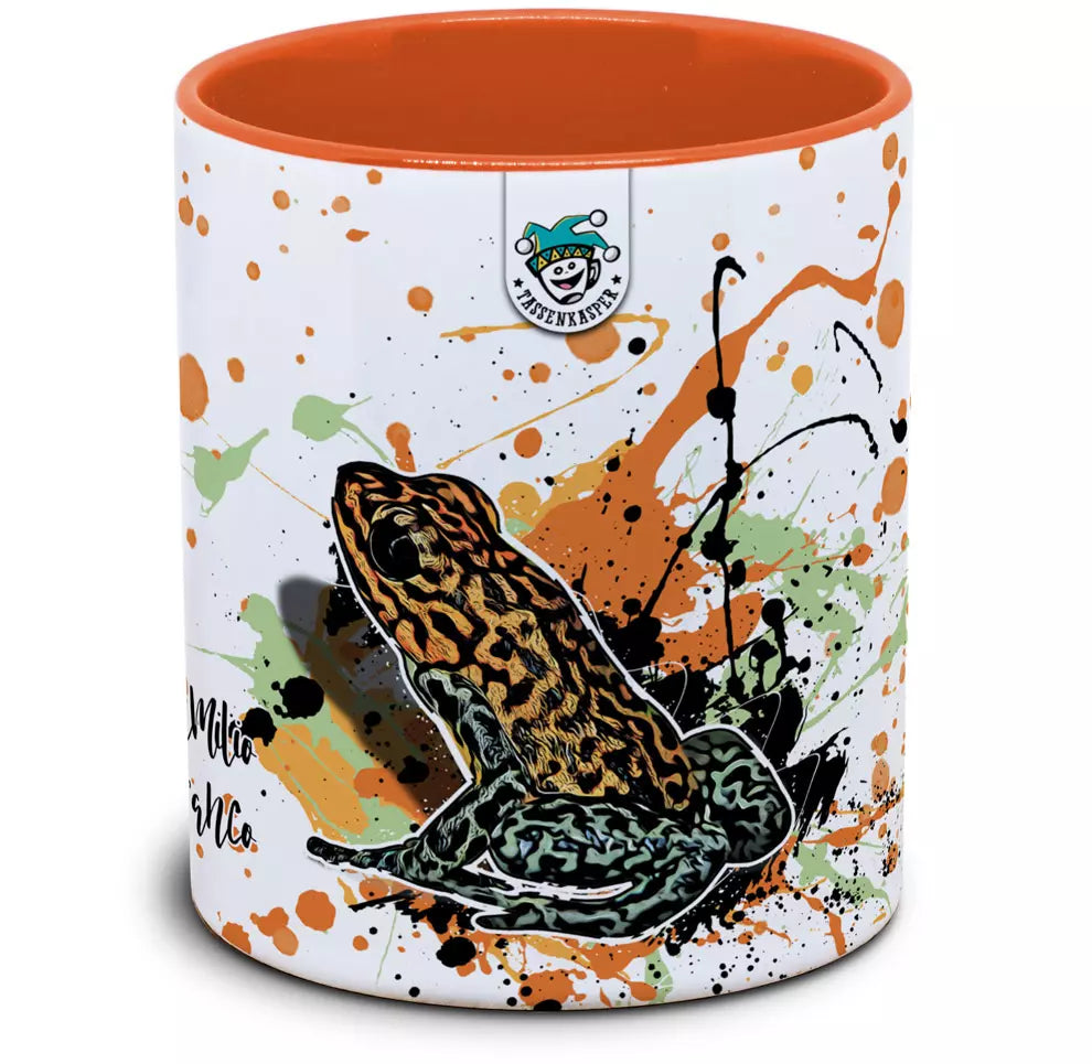 Keramiktasse mit Oophaga pumilio (Rio Branco) Motiv von Tassenkasper