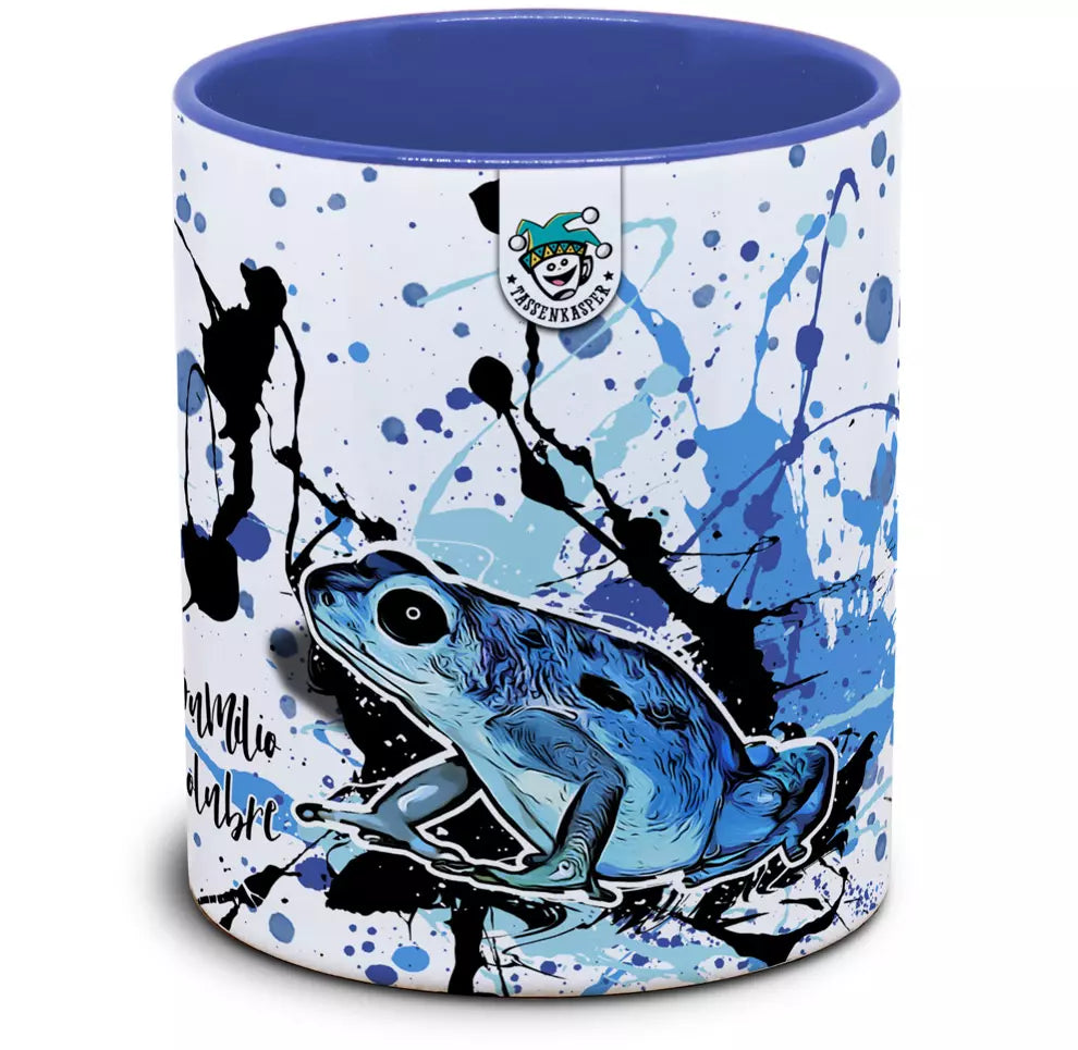 Keramiktasse mit Oophaga pumilio (Rio Colubre) Motiv von Tassenkasper