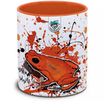 Keramiktasse mit Oophaga pumilio (Solarte) Motiv von Tassenkasper