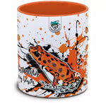 Keramiktasse mit Oophaga pumilio bastimentos (Red Frog Beach) Motiv von Tassenkasper