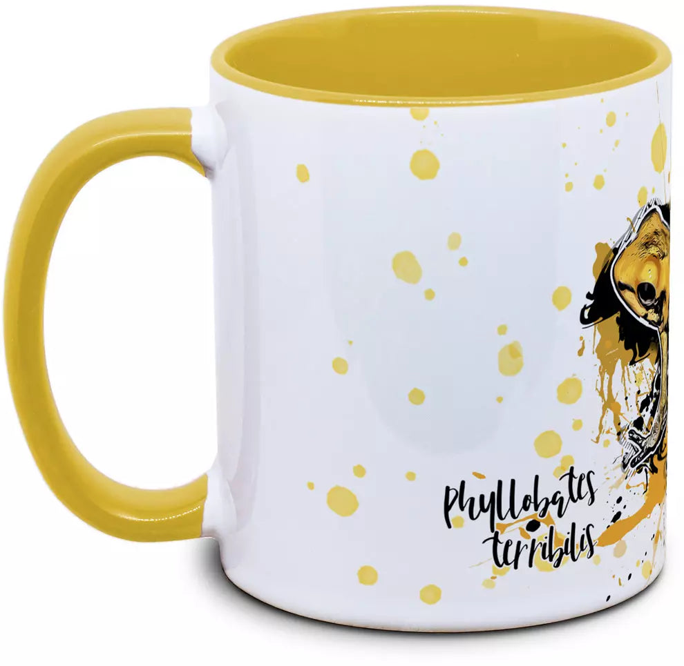 Froschtasse Phyllobates terribilis - Schrecklicher Pfeilgiftfrosch