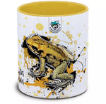 Keramiktasse mit Phyllobates terribilis / Schrecklicher Pfeilgiftfrosch Motiv von Tassenkasper