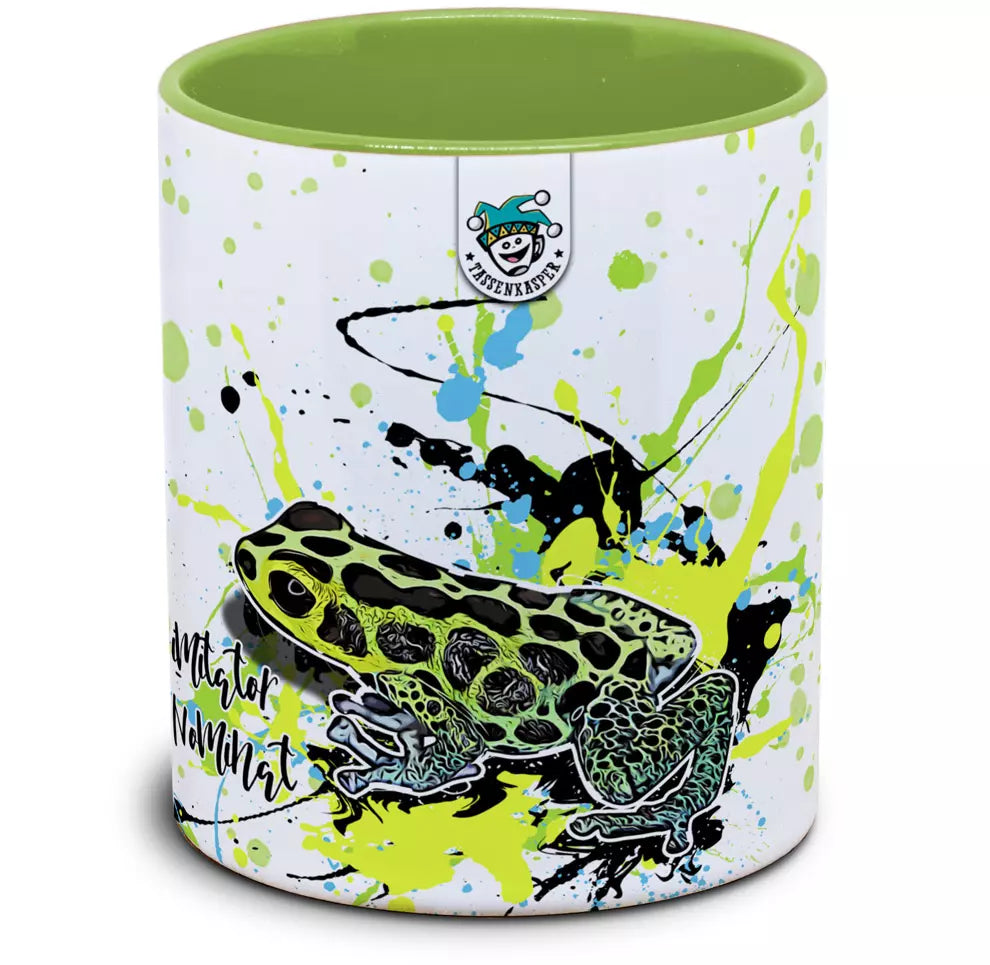 Keramiktasse mit Ranitomeya imitator (Nominat) / Dendrobaten Motiv von Tassenkasper