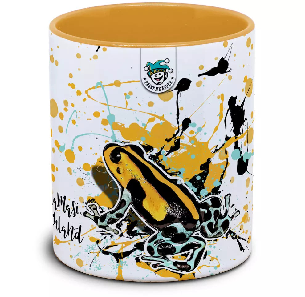 Keramiktasse mit Ranitomeya lamasi (Hochland) / Dendrobaten Motiv von Tassenkasper
