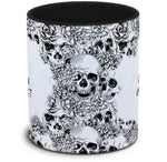 Tasse Totenkopf und Spruch: "Ich bin ein bisschen unausgerastet"