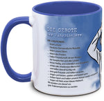 DDR Tasse: Gebote der Jungpioniere und Pioniergruß: Seid bereit - immer bereit