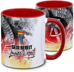 Keramiktasse mit für DDR Pioniere Motiv von Tassenkasper