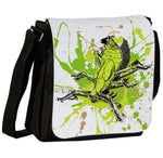 Schultertasche mit Heteropteryx dilatata / Malaiische Riesengespenstschrecke Motiv von Tassenkasper