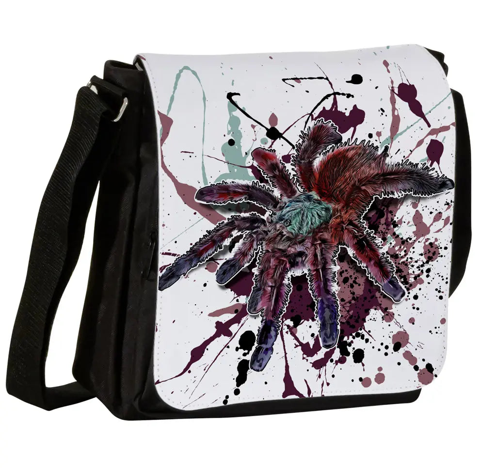 Schultertasche mit Caribena versicolor / Martinique-Baumvogelspinne Motiv von Tassenkasper