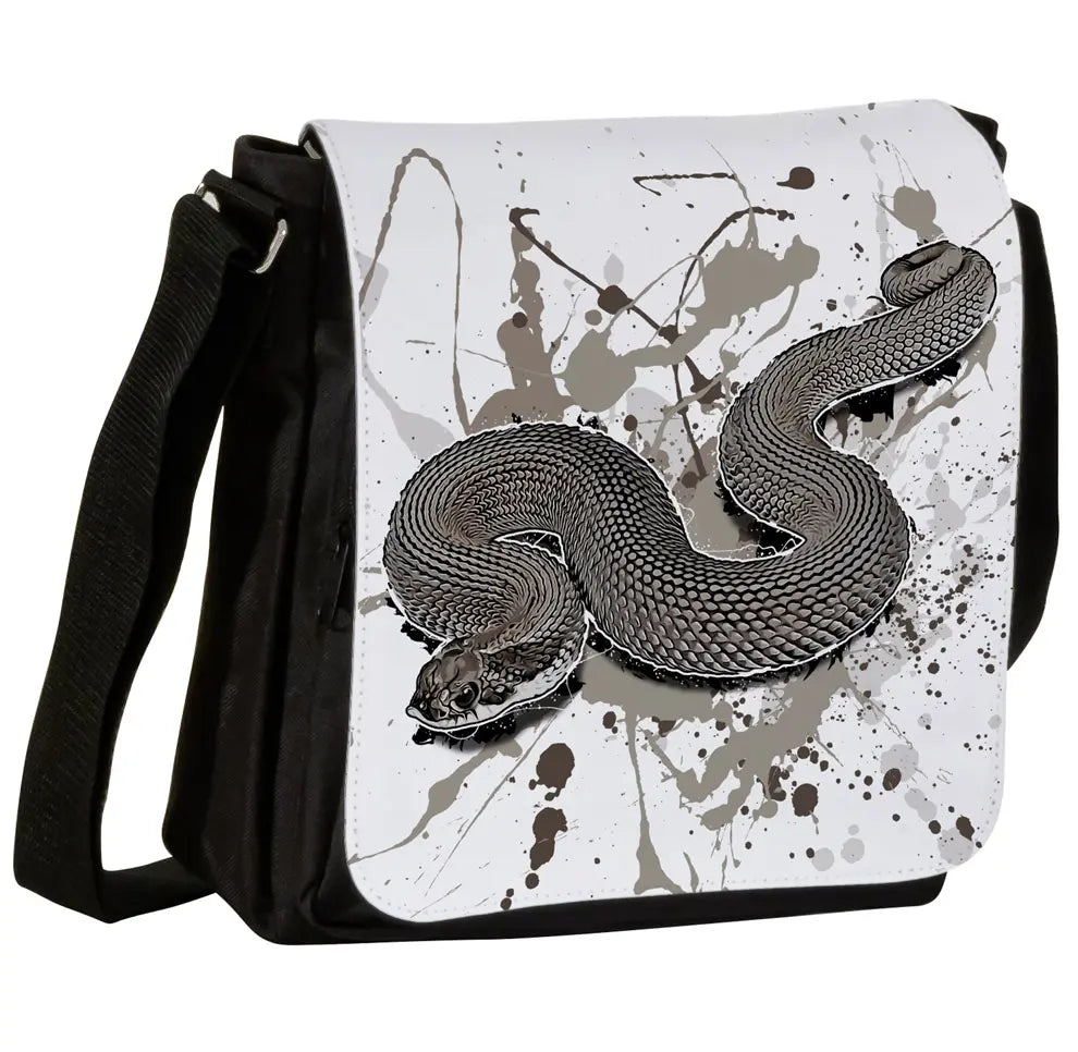 Schultertasche mit Heterodon nasicus (Axanthic Superconda) / Hakennasennatter Motiv von Tassenkasper