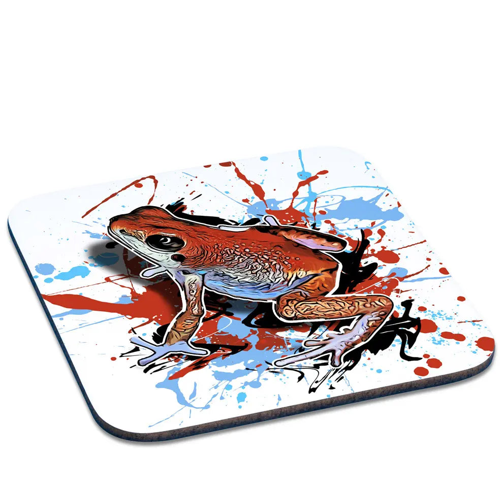Untersetzer mit Oophaga sp. escudo / Oophaga pumilio escudo Motiv von Tassenkasper