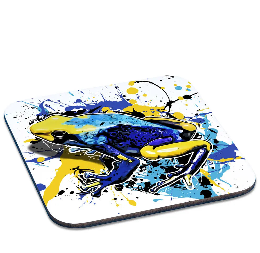Untersetzer mit Dendrobates tinctorius (Tumucumaque) / Färberfrosch Motiv von Tassenkasper