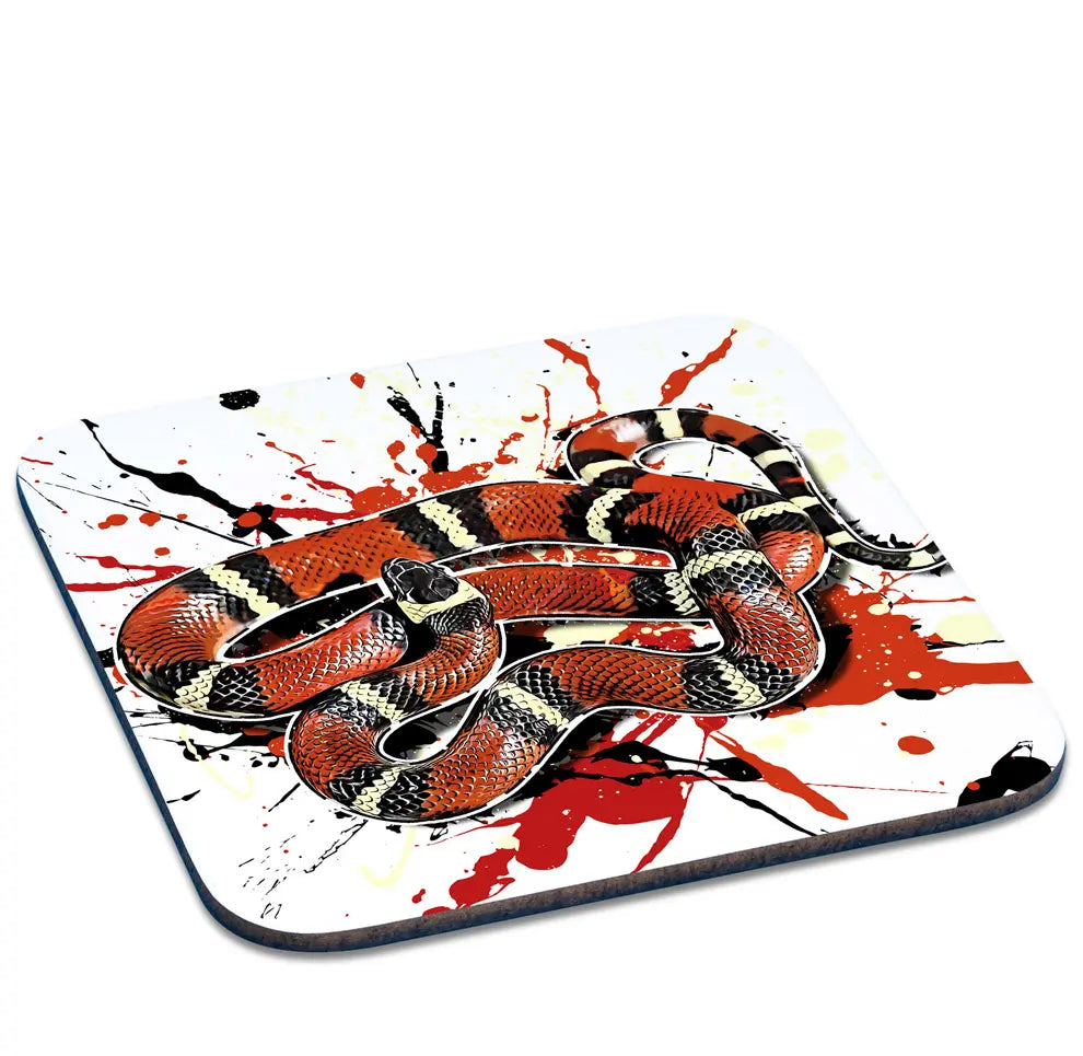 Untersetzer mit Lampropeltis polyzona blanchardi / Königsnatter Motiv von Tassenkasper