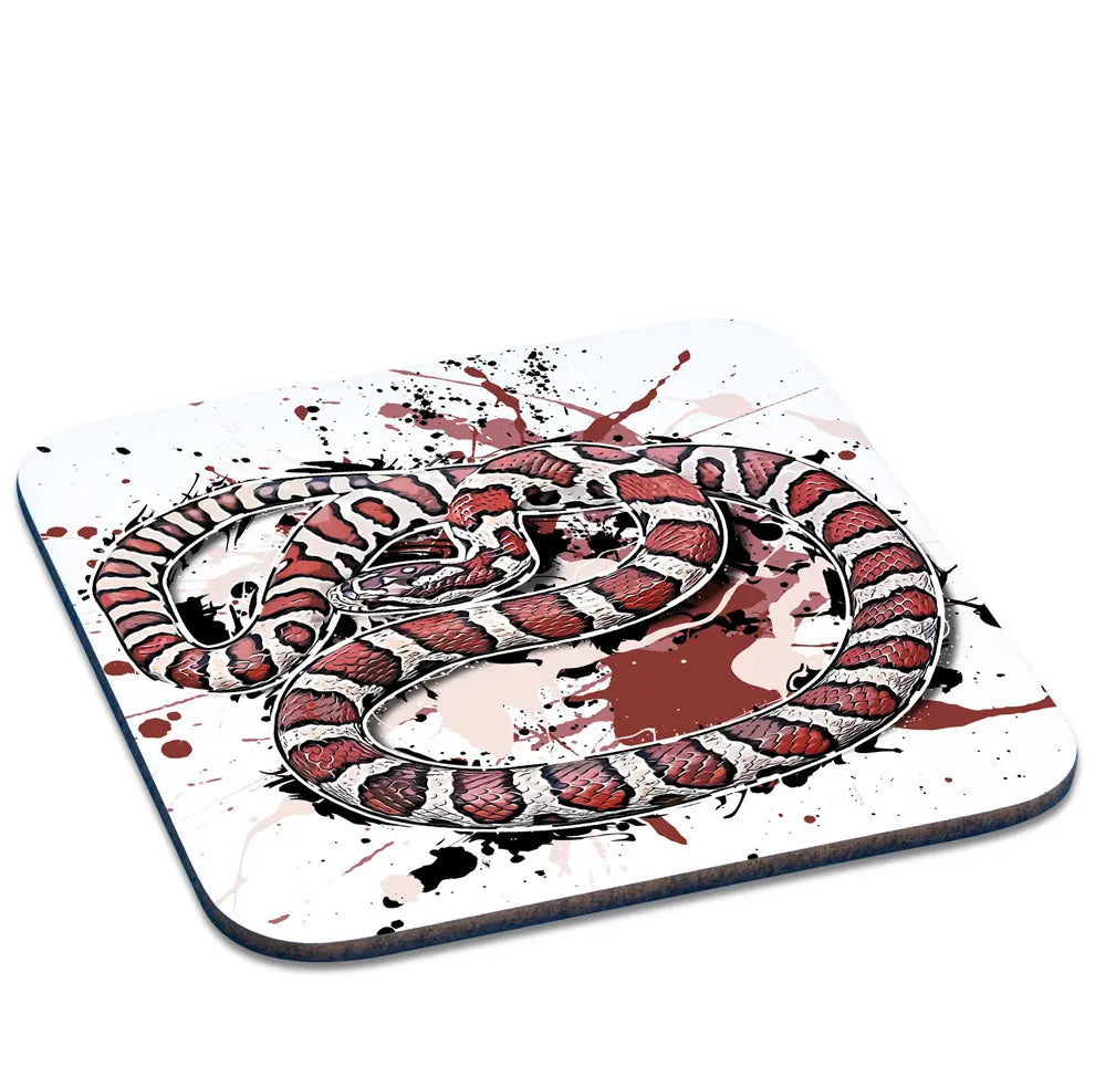 Untersetzer mit Lampropeltis triangulum triangulum / Dreiecksnatter Motiv von Tassenkasper