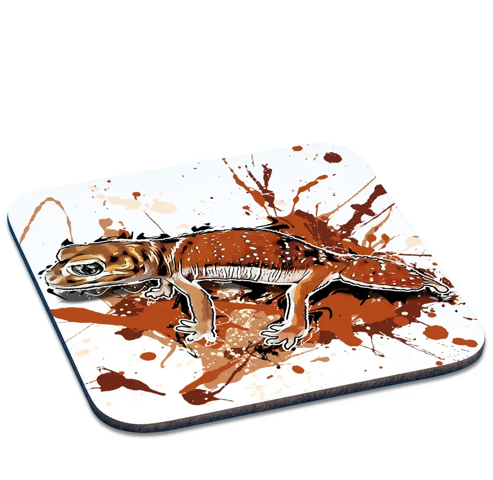 Untersetzer mit Nephrurus levis levis / Knopfschwanzgecko Motiv von Tassenkasper