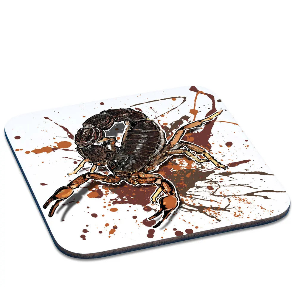 Untersetzer mit Parabuthus transvaalicus / Südafrikanischer Dickschwanzskorpion Motiv von Tassenkasper