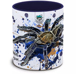 Keramiktasse mit Cyriopagopus lividus / Blaue Burma-Vogelspinne Motiv von Tassenkasper