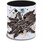 Keramiktasse mit Heteroscodra maculata / Marmorvogelspinne Motiv von Tassenkasper