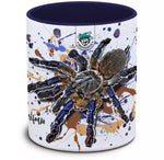 Keramiktasse mit Monocentropus balfouri / Blaue Jemen-Vogelspinne Motiv von Tassenkasper