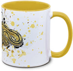 Tasse mit Bogertophis subocularis Trans Pecos Rattennatter Seitenansicht links des Henkels