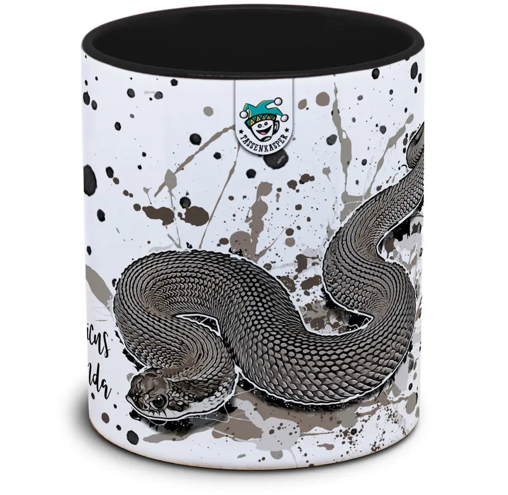 Tasse mit Hakennasennatter Heterodon nasicus Axanthic Superconda