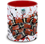 Tasse mit Lampropeltis polyzona blanchardi Koenigsnatter
