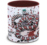 Tasse mit Lampropeltis triangulum triangulum Dreiecksnatter