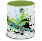 Tasse mit Phelsuma klemmeri blauer Bambus Taggecko