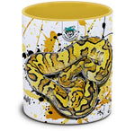 Tasse mit Python regius Super Disco Clown Koenigspython