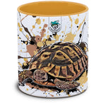 Tasse mit Testudo hermanni griechische Landschildkroete