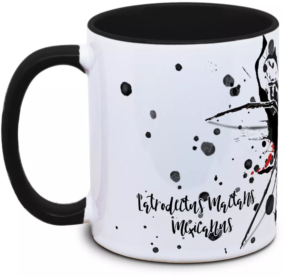 Tasse Latrodectus mactans mexicanus - südliche Schwarze Witwe