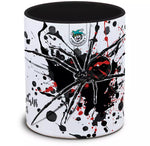 Keramiktasse mit Latrodectus mactans mexicanus / südliche Schwarze Witwe Motiv von Tassenkasper