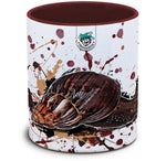 Keramiktasse mit Lissachatina fulica / Große Achatschnecke Motiv von Tassenkasper